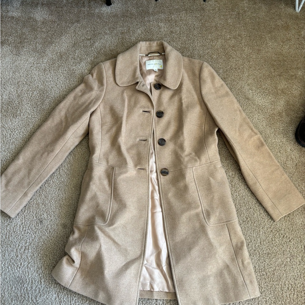 Vintage Banana Republic Wool Trench Coat